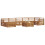 Berkfield Outdoor Sofa Set 8 pcs Natural 3