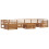 Berkfield Outdoor Sofa Set 8 pcs Natural Solid Acacia Wood 2