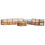 Berkfield Outdoor Sofa Set 8 pcs Natural Solid Acacia Wood 3