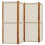 Berkfield 4-Panel Room Divider Light Grey 280x180 cm 3