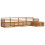 Berkfield Outdoor Sofa Set 5 pcs Natural Solid Acacia Wood 2