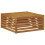 Berkfield Outdoor Sofa Set 9 pcs Natural Solid Acacia Wood 4