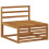 Berkfield Outdoor Sofa Set 9 pcs Natural Solid Acacia Wood 5