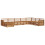Berkfield Outdoor Sofa Set 8 pcs Natural 2