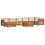 Berkfield Outdoor Sofa Set 8 pcs Natural 2
