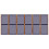 Berkfield 6-Panel Room Divider Dark Blue 420x180 cm 4