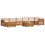 Berkfield Outdoor Sofa Set 8 pcs Natural 3
