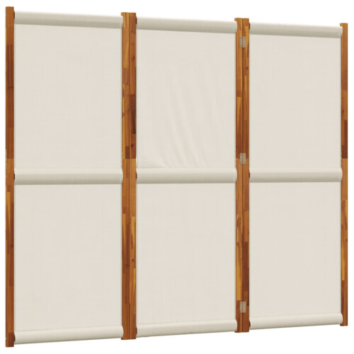 Berkfield 3-Panel Room Divider Light Grey 210x180 cm 1