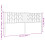 Berkfield Metal Replace Headboard White 180 cm 7