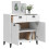 Berkfield Sideboard VIKEN White 80x40x80 cm Engineered Wood 4