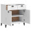 Berkfield Sideboard VIKEN White 80x40x80 cm Engineered Wood 5