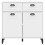 Berkfield Sideboard VIKEN White 80x40x80 cm Engineered Wood 6