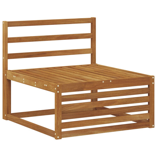 Berkfield Sofa Sets 6 pcs Natural Solid Acacia Wood 2