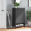 Berkfield Shoe Cabinet VIKEN Anthracite Grey Engineered Wood 3