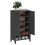 Berkfield Shoe Cabinet VIKEN Anthracite Grey Engineered Wood 4