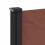 Berkfield Retractable Side Awning Brown 200x500 cm 7