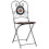 Berkfield Bistro Chairs Foldable 2 pcs Terracotta and White Ceramic 4