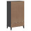 Berkfield Shoe Cabinet VIKEN Anthracite Grey Engineered Wood 8