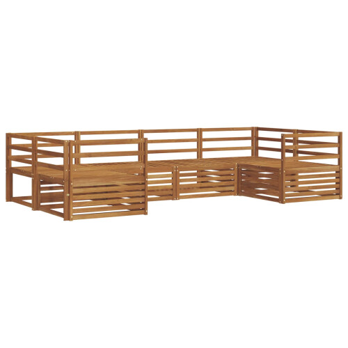 Berkfield Outdoor Sofa Set 6 pcs Natural 1