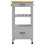 Berkfield Kitchen Trolley MONZA 48x40x88.5 cm Solid Wood Pine 5