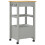 Berkfield Kitchen Trolley MONZA 48x40x88.5 cm Solid Wood Pine 7