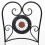 Berkfield Bistro Chairs Foldable 2 pcs Terracotta and White Ceramic 11