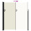 Berkfield Retractable Side Awning Cream 220x500 cm 5
