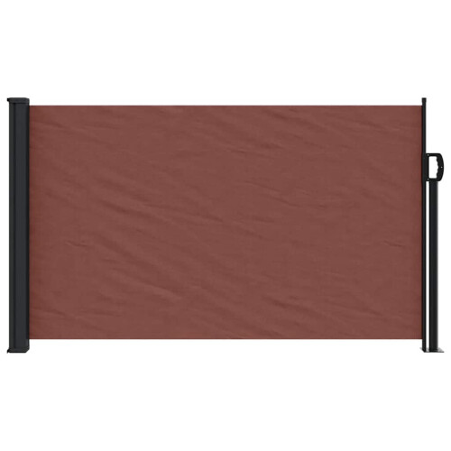 Berkfield Retractable Side Awning Brown 120x600 cm 2