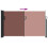 Berkfield Retractable Side Awning Brown 120x600 cm 5