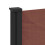 Berkfield Retractable Side Awning Brown 120x600 cm 7