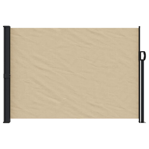 Berkfield Retractable Side Awning Beige 140x600 cm 2