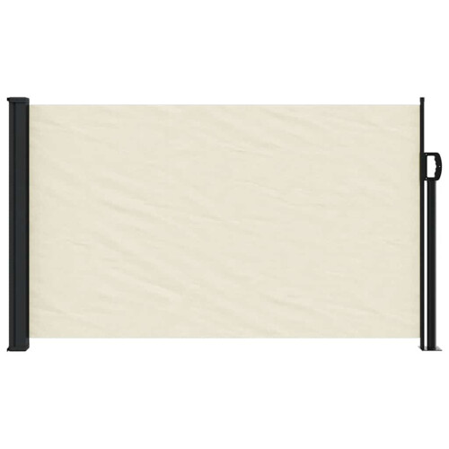 Berkfield Retractable Side Awning Cream 120x600 cm 2