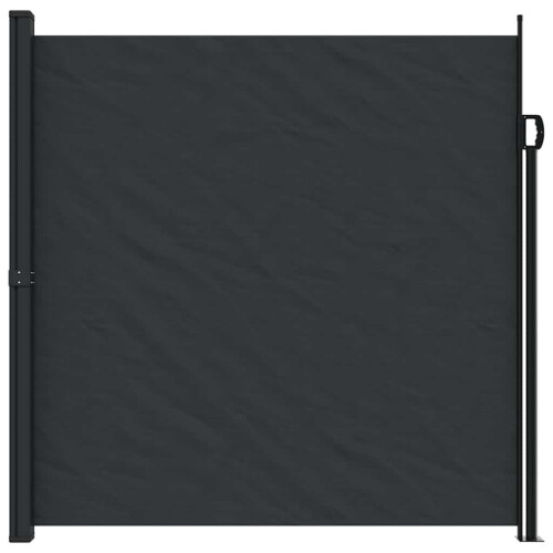 Berkfield Retractable Side Awning Black 200x500 cm 2