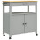 Berkfield Kitchen Trolley MONZA 84x40x88.5 cm Solid Wood Pine 2