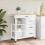 Berkfield Kitchen Trolley MONZA 84x40x88.5 cm Solid Wood Pine 3