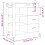 Berkfield Kitchen Trolley MONZA 84x40x88.5 cm Solid Wood Pine 9