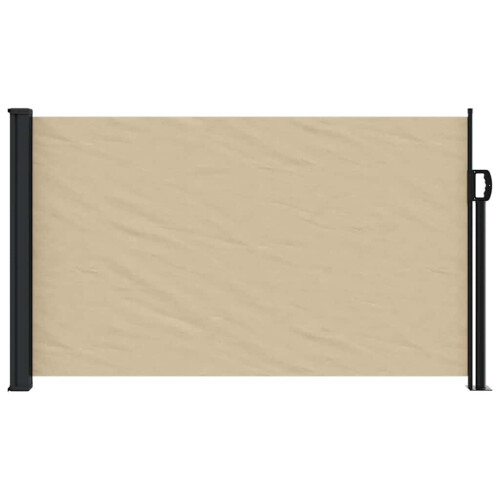 Berkfield Retractable Side Awning Beige 120x600 cm 2