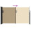 Berkfield Retractable Side Awning Beige 120x600 cm 5