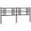 Berkfield Metal Replace Headboard Black 200cm 2