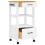 Berkfield Kitchen Trolley MONZA 48x40x88.5 cm Solid Wood Pine 4