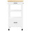 Berkfield Kitchen Trolley MONZA 48x40x88.5 cm Solid Wood Pine 5