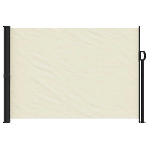 Berkfield Retractable Side Awning Cream140x600 cm 2