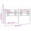 Berkfield Metal Replace Headboard Black 200cm 6
