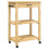 Berkfield Kitchen Trolley MONZA 60x40x88.5 cm Solid Wood Pine 2
