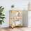 Berkfield Kitchen Trolley MONZA 60x40x88.5 cm Solid Wood Pine 3