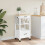 Berkfield Kitchen Trolley MONZA 48x40x88.5 cm Solid Wood Pine 3