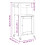 Berkfield Kitchen Trolley MONZA 48x40x88.5 cm Solid Wood Pine 9