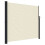 Berkfield Retractable Side Awning Cream180x600 cm 2
