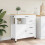 Berkfield Kitchen Trolley MONZA 84x40x88.5 cm Solid Wood Pine 3