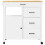 Berkfield Kitchen Trolley MONZA 84x40x88.5 cm Solid Wood Pine 5